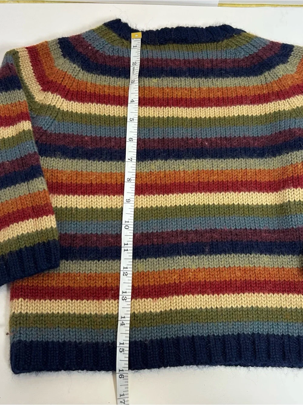 GAP 3T Striped Crewneck Sweater Wool Blend